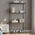 Klassiek Narrow Carbon Grey Wire Shelving Unit - 4 Shelves for the Bedroom