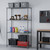 Klassiek Narrow Carbon Grey Wire Shelving Unit - 4 Shelves for the Garage
