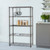Klassiek Narrow Carbon Grey Wire Shelving Unit - 5 Shelves for the Kitchen