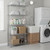 Klassiek Narrow Chrome Wire Shelving Unit - 5 Shelves for the Utility Room
