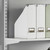 White Adjustable Shelving - 3 Wooden Shelves for the Bedroom