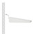 White Adjustable Shelving - 3 Wooden Shelves for the Utility Room
