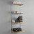 Chrome & Oak Adjustable Shelving - 4 Wooden Shelves for the Garage