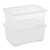 Clear Storage Box with Lid - 45 L for the Garage