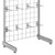 5 ft Freestanding Grid Mesh with Hooks for the Utility Room