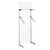 6 ft Freestanding Grid Mesh with Sloping Rails and Acrylic Shelf for the Utility Room