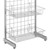 6 ft Freestanding Grid Mesh with Baskets and Hooks for the Utility Room