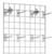 6 ft Wall-Mounted Grid Mesh with Hooks for the Utility Room