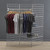 5 ft Freestanding Grid Mesh Shelving with Hanging Rail for the Garage