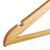 Wooden Hanger with Non-Slip Trouser Bar and Shoulder Notches for the Utility Room