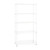 Kleinn White Wire Shelving Unit - 5 Shelves for the Garage