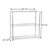 Klassiek Chrome Wire Shelving Unit - 3 Shelves for the Garage