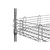 Chrome Shelf Edge for Chrome Wire Shelving for the Garage