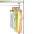 Chrome Clothes Rail Attachment for Chrome Wire Shelving for the Bedroom