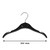 Black Plastic Children's Clothes Hangers with Shoulder Notches for the Utility Room