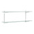 White & Glass Adjustable Shelving - 2 Glass Shelves for the Kitchen