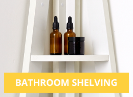 Bathroom shelving