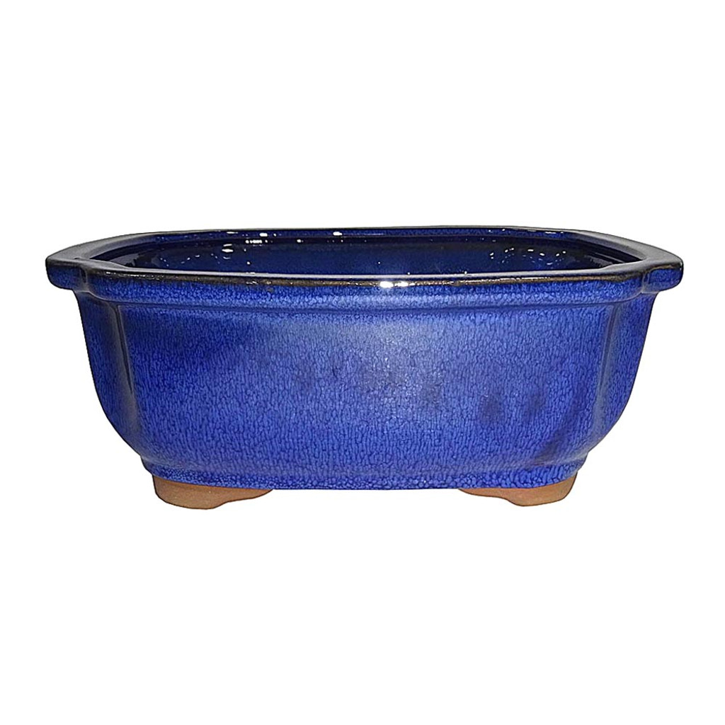Medium Blue Lotus Pot - CGI31-7BL