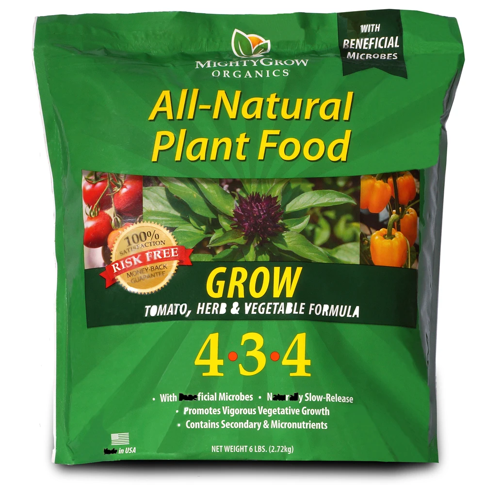 a green bag with a label