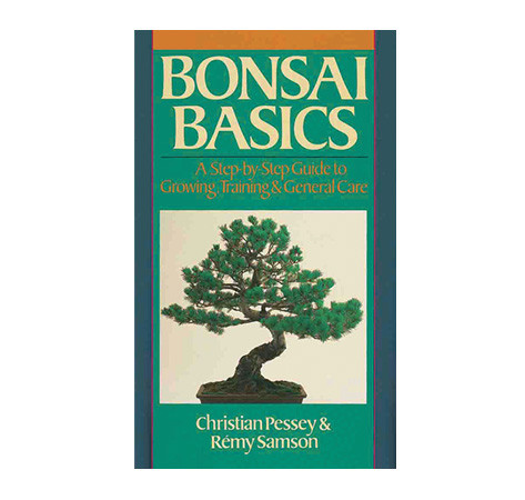 a book cover of a bonsai