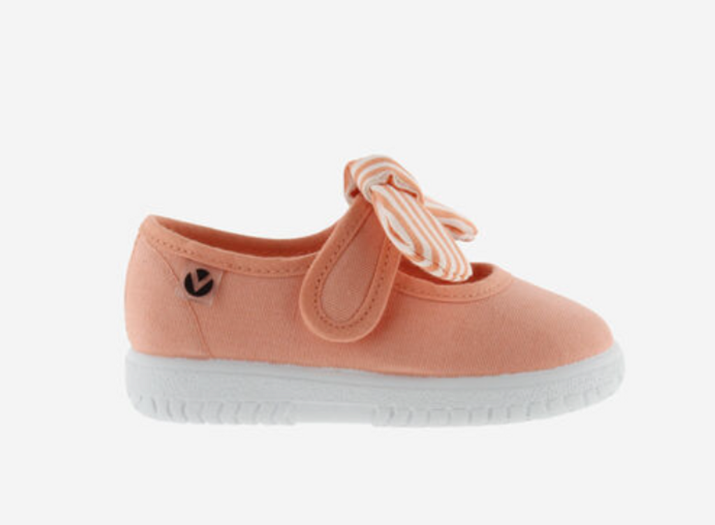 Orange Bow Mary Jane Sneakers