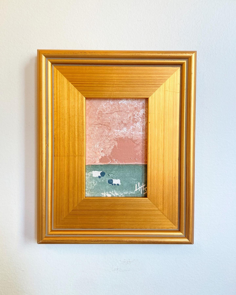 Counting Sheep (Mary's) - 7" x 9"