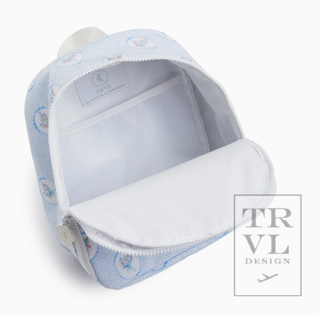 Bring It Lunch Bag - Floral Medallion Blue