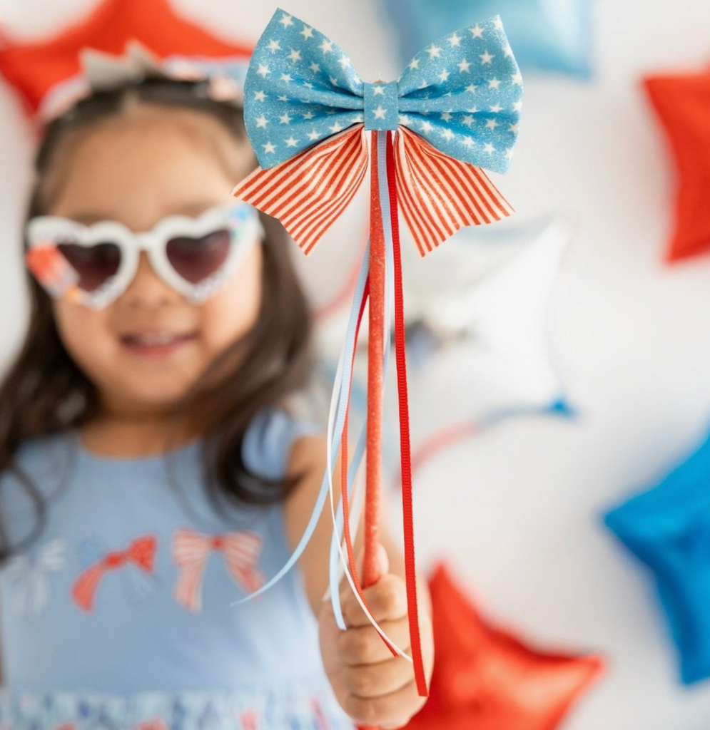 Patriotic Bow Wand