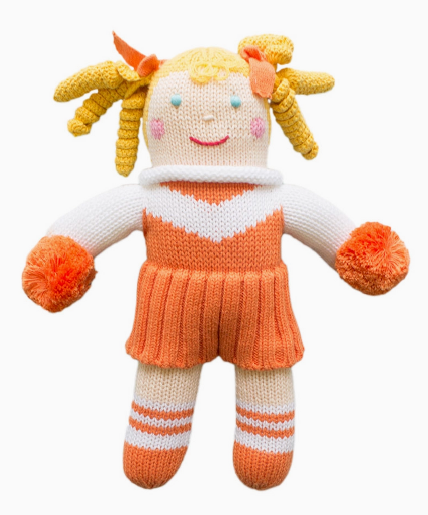 Knit Cheerleader Rattle