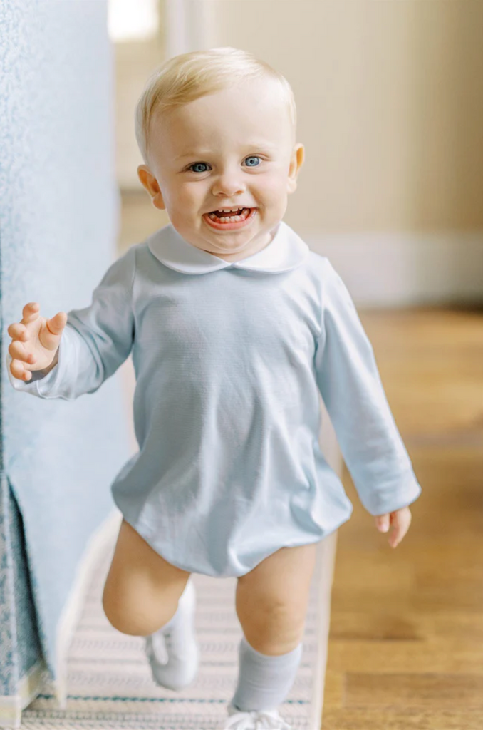 Blue Stripe Boy Bubble