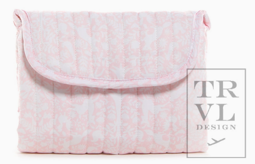 Quilted Stroller Bundle in Woodland Pink