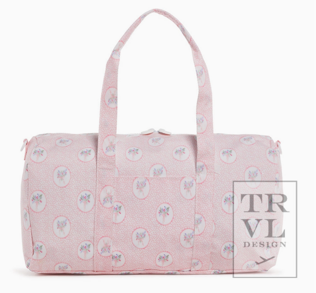 Weekender - Floral Medallion Pink Duffel Bag