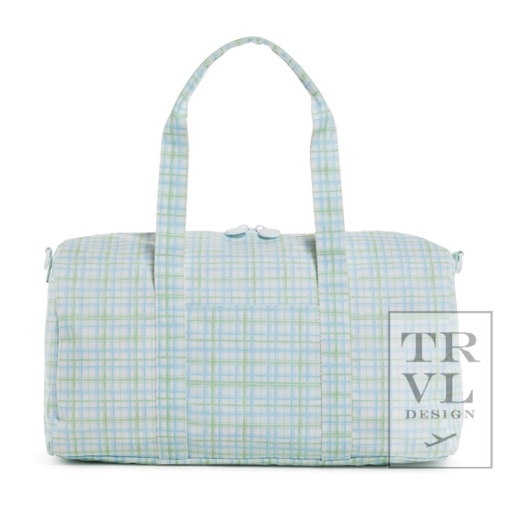 Weekender - Classic Plaid Green Duffel Bag