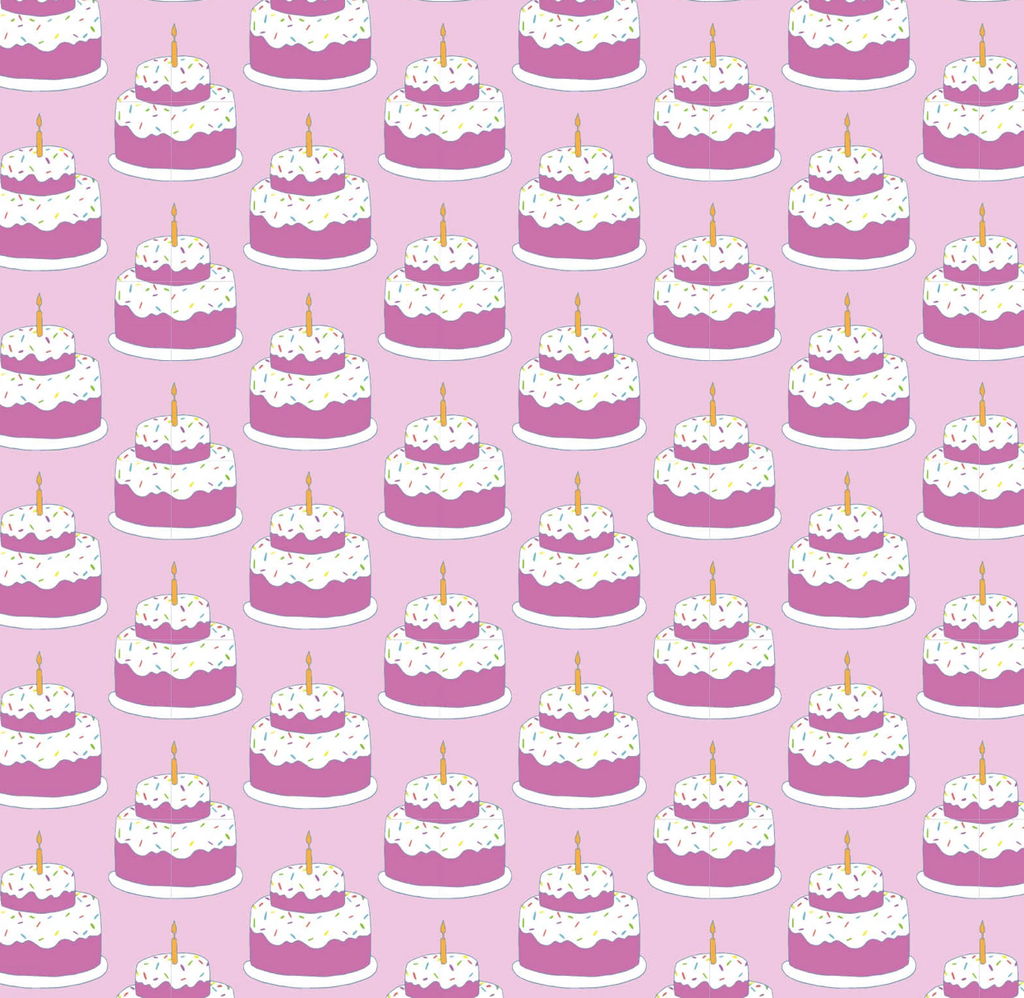 Ava Girls Pajama Pant Set - Birthday Cake Pink