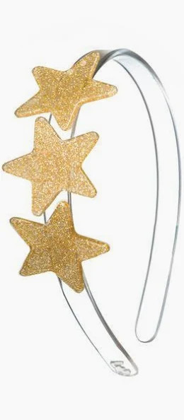 Stars Glitter Gold - Headband 