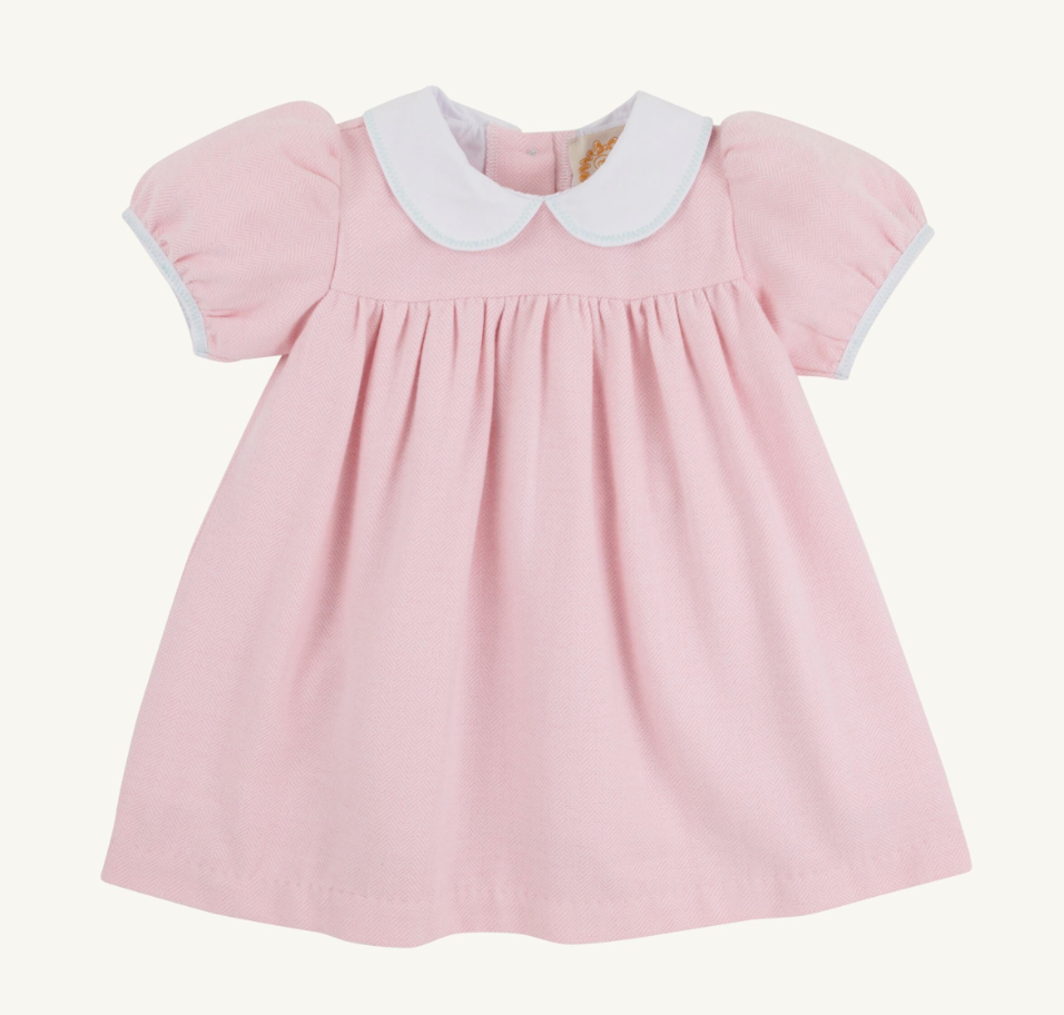 Adaire Dress - Woven Yarn Sandpearl Pink