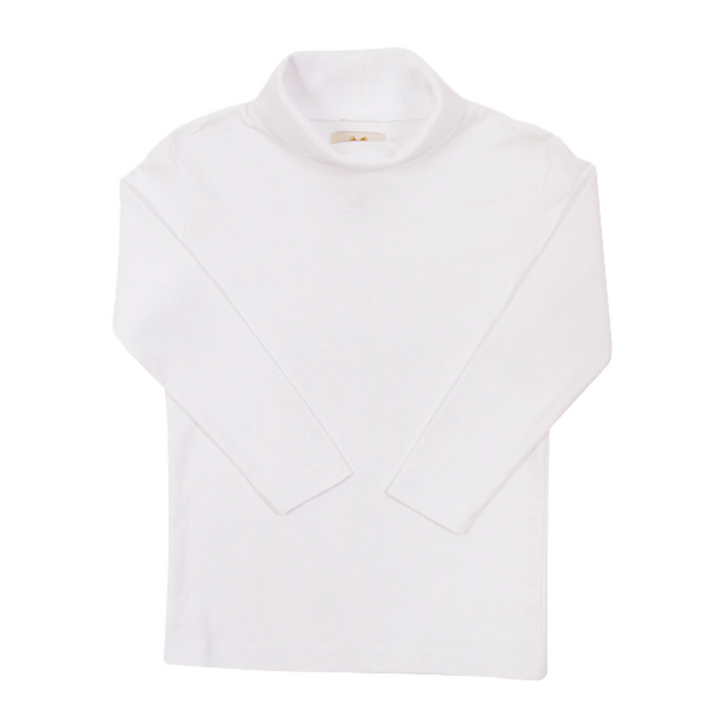 Tatum's Turtleneck Shirt - Worth Avenue White