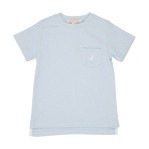 Carter Crewneck Pocket - Buckhead Blue/Worth Ave White