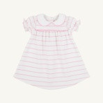 Holly Day Dress Pima - Pier Party Pink Stripe/Pier Party Pink