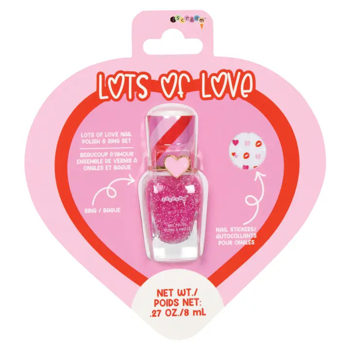 Lots of Love Nail Polish and Ring Set