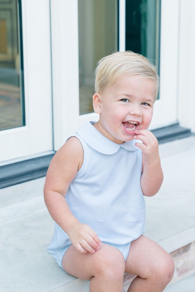 Light Blue Stripe Boy Bubble