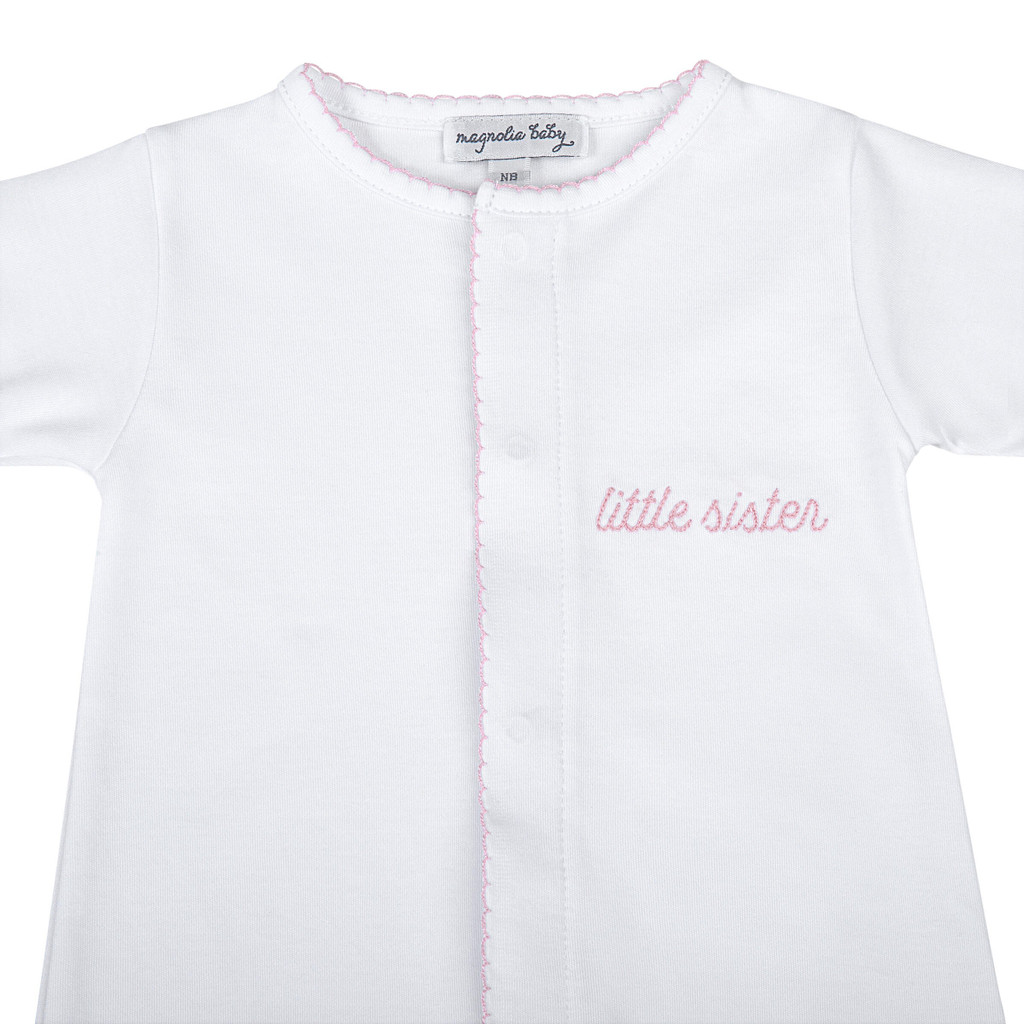 Little Sister Pink Embroidered Converter Gown