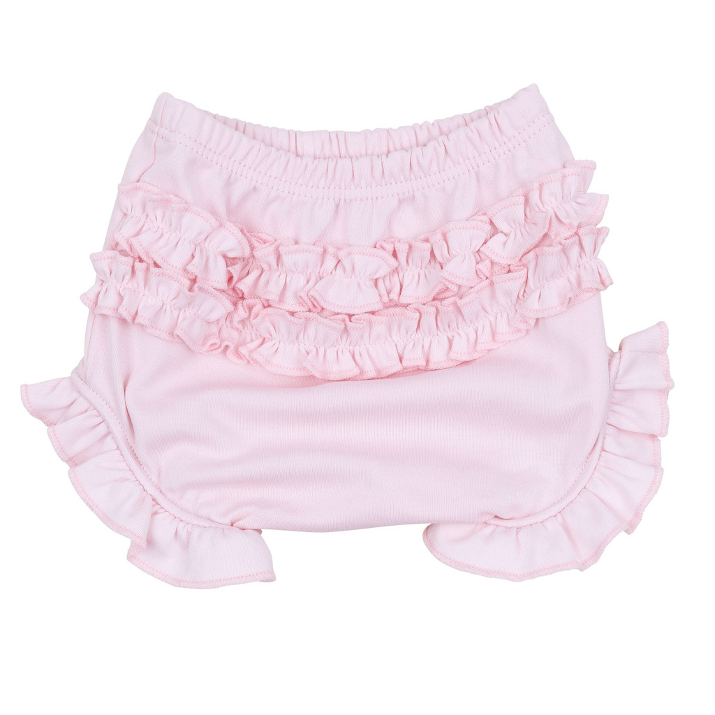 Lillian and Landry's Classics Pink Smocked Diaper Cover Set