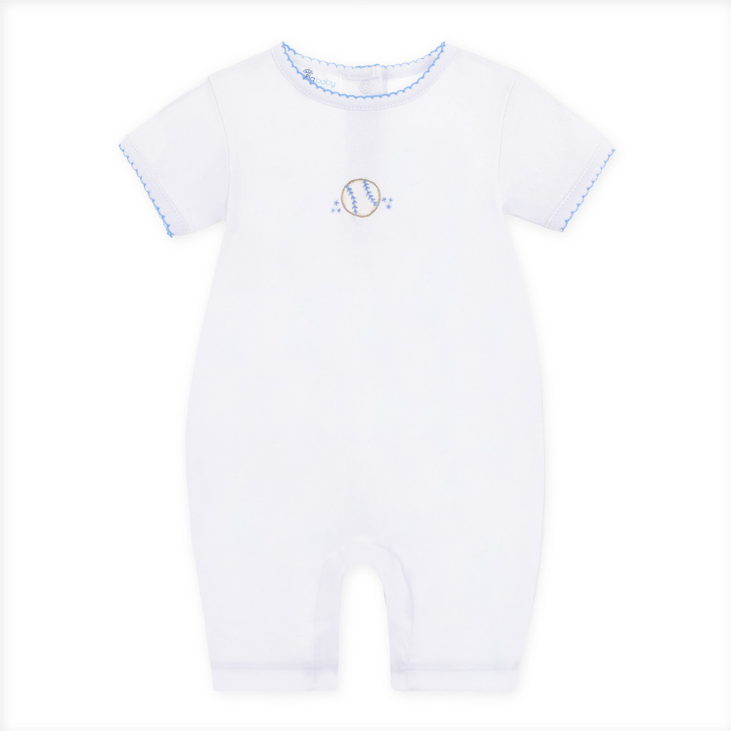Precious Lil' Sluggers Light Blue Playsuit