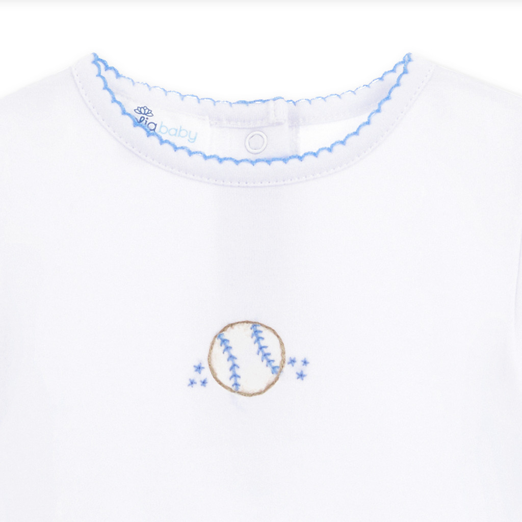 Precious Lil' Sluggers Light Blue Playsuit