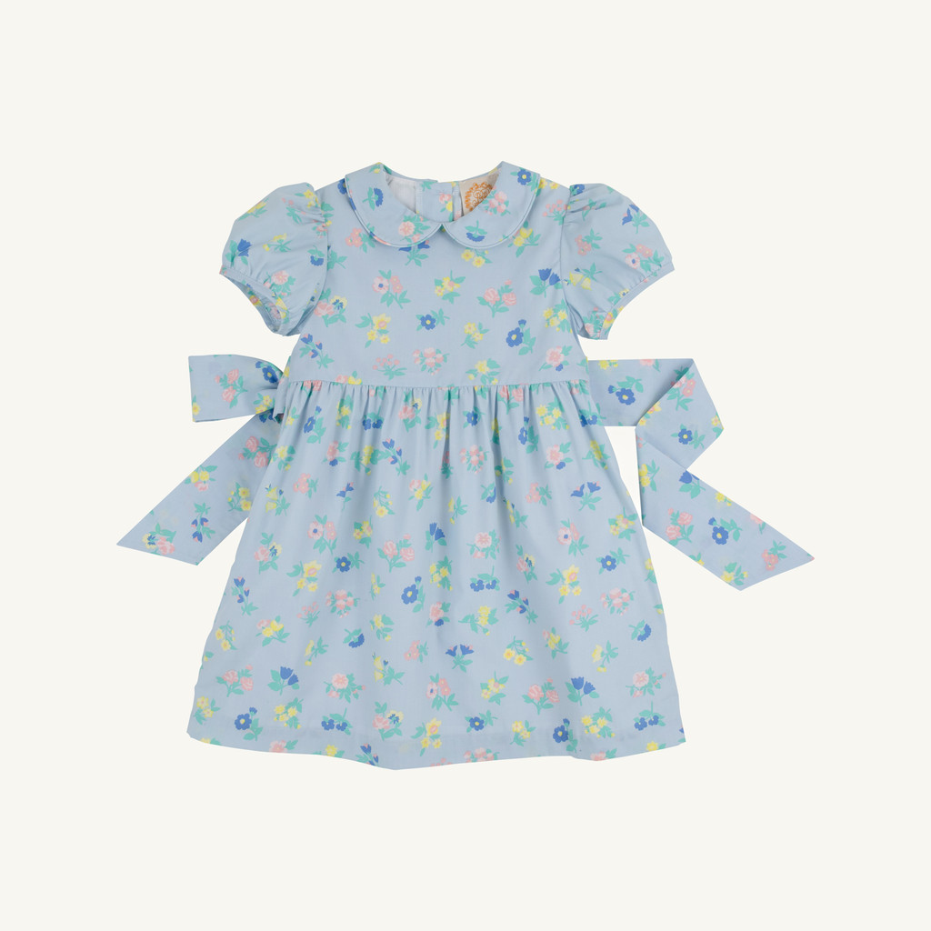 Cindy Lou Sash Dress Broadcloth - Little London Flowers