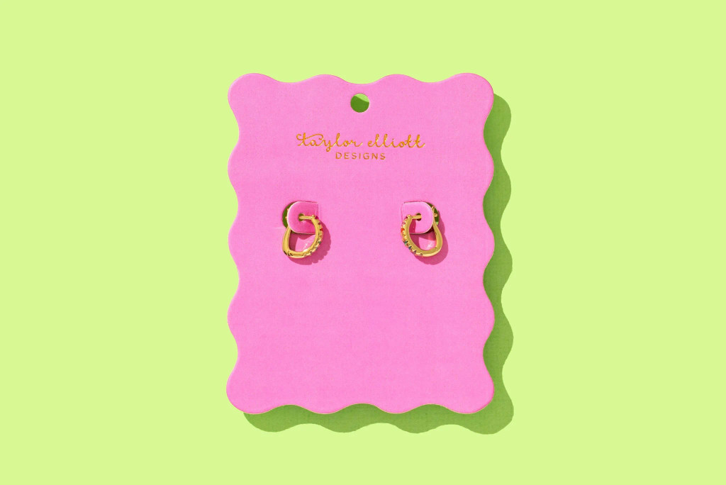 Rainbow Mini Huggie Earrings