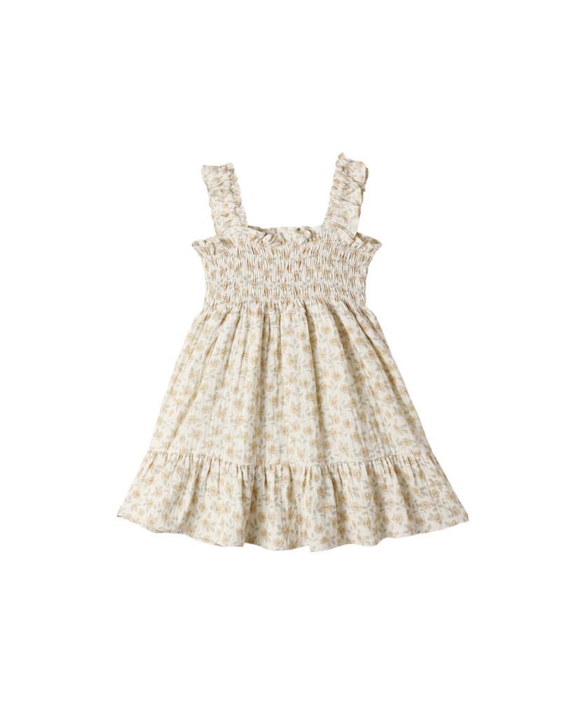 Sutton Dress - Yellow Floral