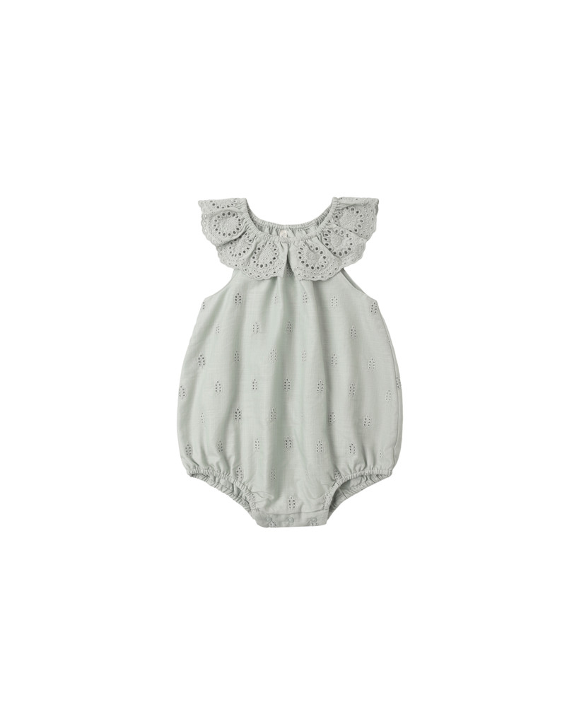 Myla Romper - Seafoam