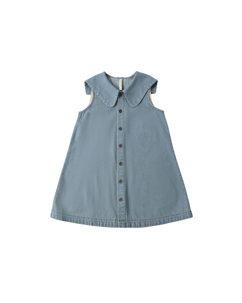 Adria Dress - Washed Blue